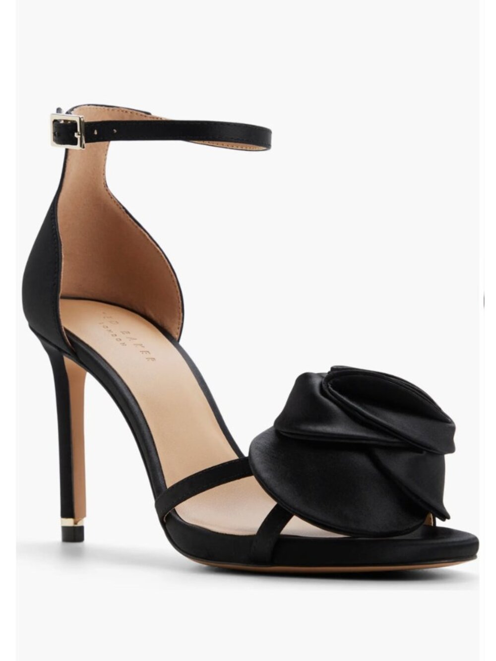 Ted Baker Alia Rose Ankle Strap Sandals Black 9.5